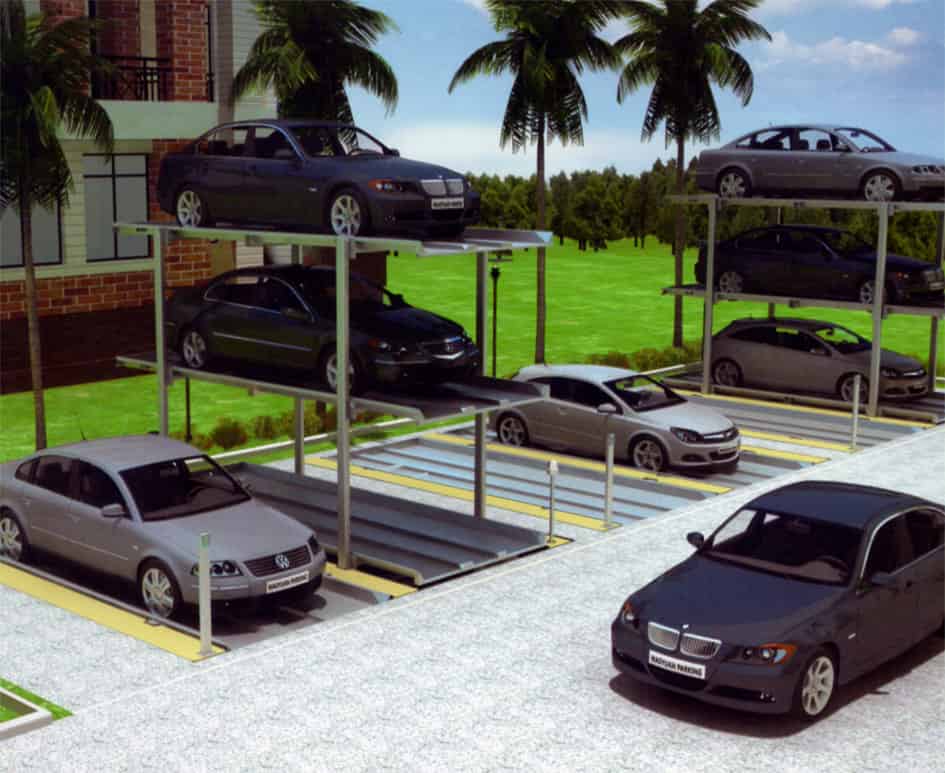 重慶PJS2D1正一負(fù)一地坑簡易升降立體車庫01.jpg