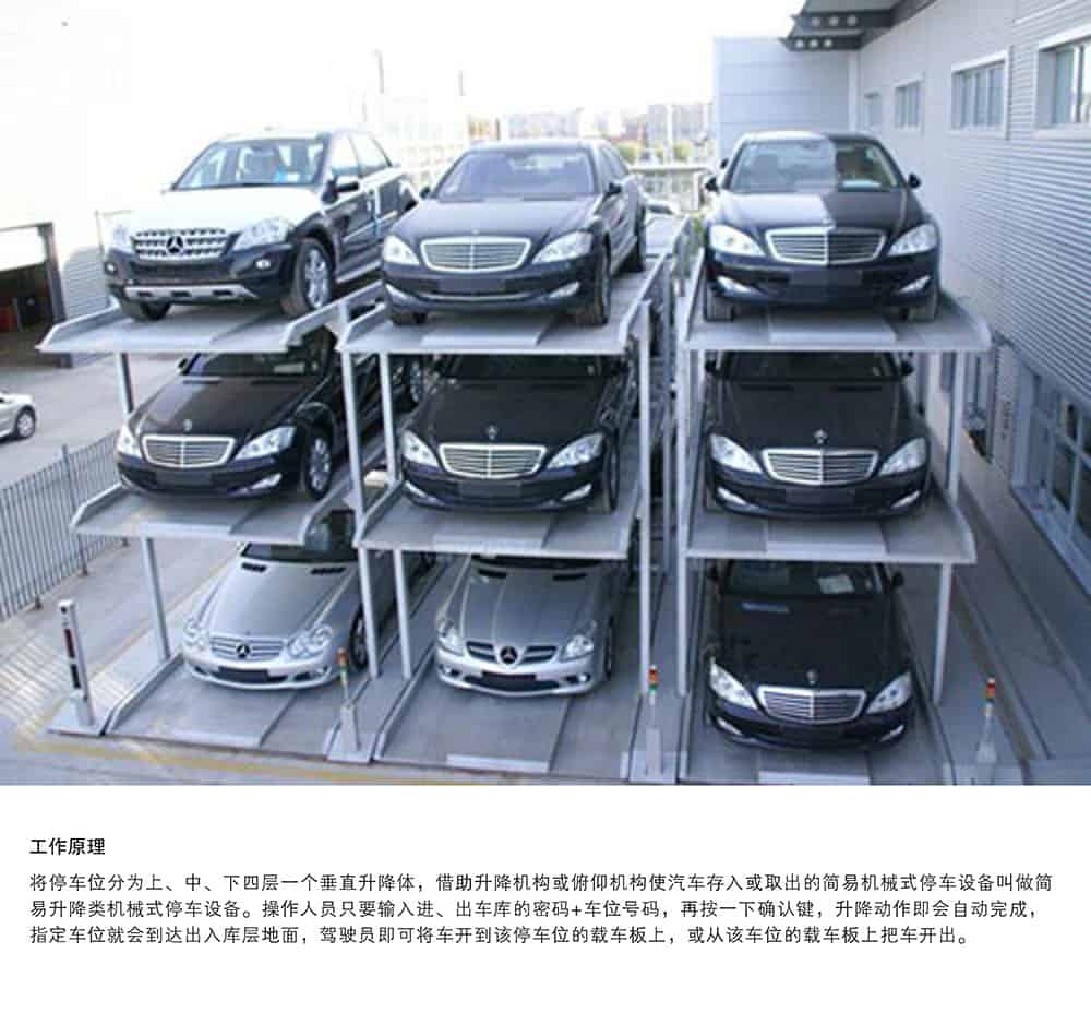 重慶PJS4D3四層地坑簡易升降立體車庫工作原理.jpg