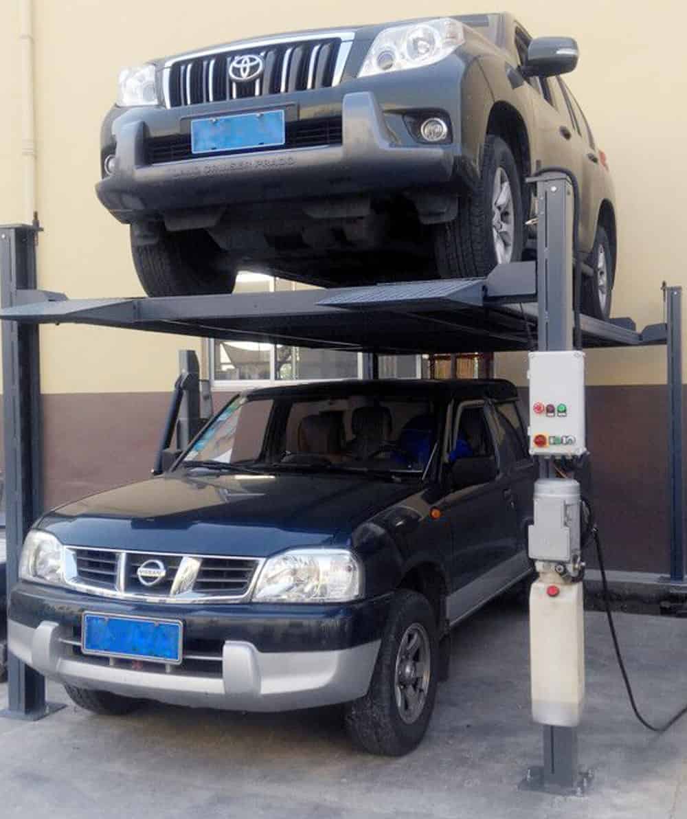 重慶四柱簡易升降立體車庫安裝效果.jpg